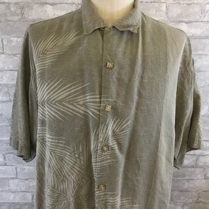 Tommy Bahama Men's 100% Silk Button Front